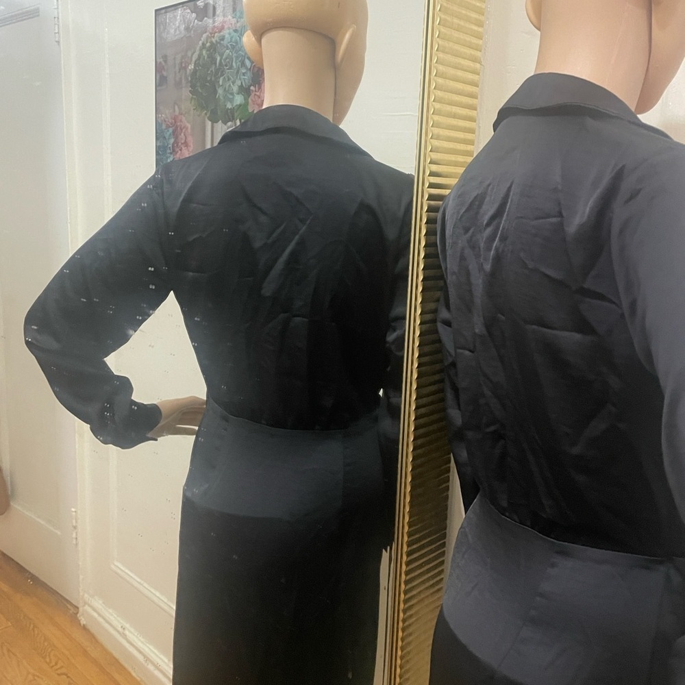LOFT Black Long Sleeve Dress - Picture 8 of 12
